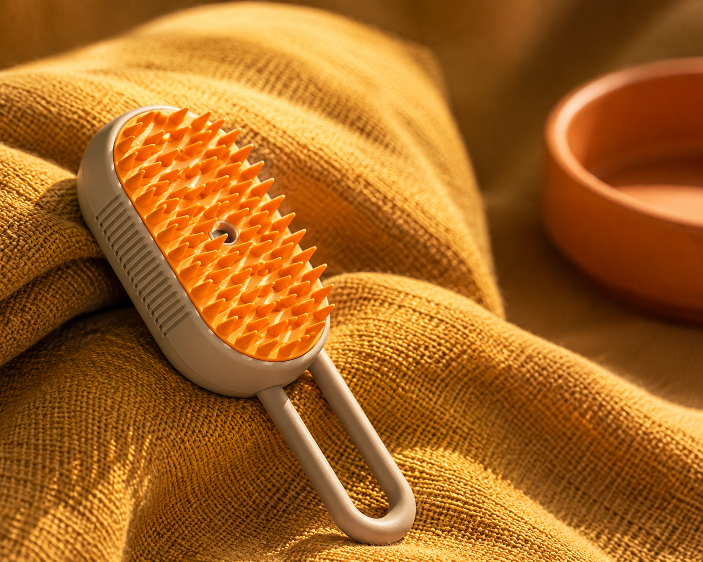 Steam Pet Grooming Brush